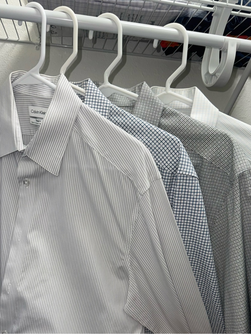 Mens Dress Shirt Bundle 16 32/33 | Calvin Klein Kenneth Cole | Lot of 4 Slim Fit